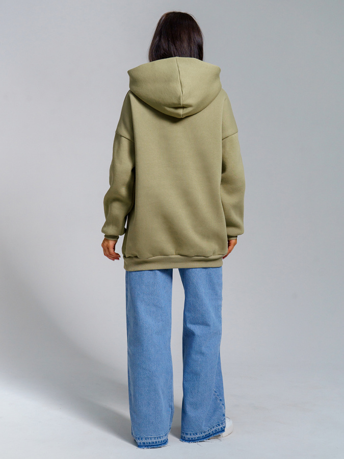 Перфект(олива) толстовка(худи)