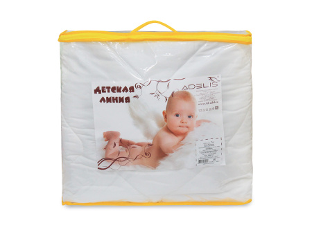 Одеяло "Файбер" всесезоное п/э (бел) детское