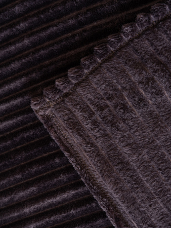 Вертикаль(баклажан) плед велсофт