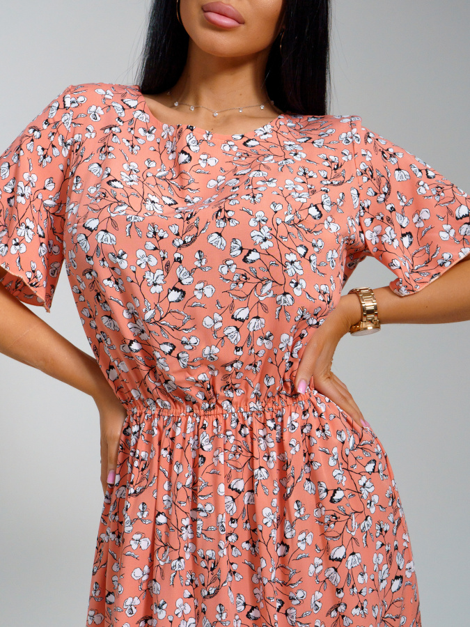 Кармен(коралл) платье