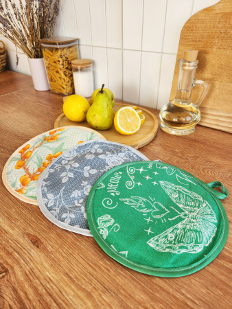 Прихватка рогожка