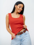 Мия(терракотовый) майка женская