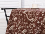 Скатерть рогожка "Кофе"