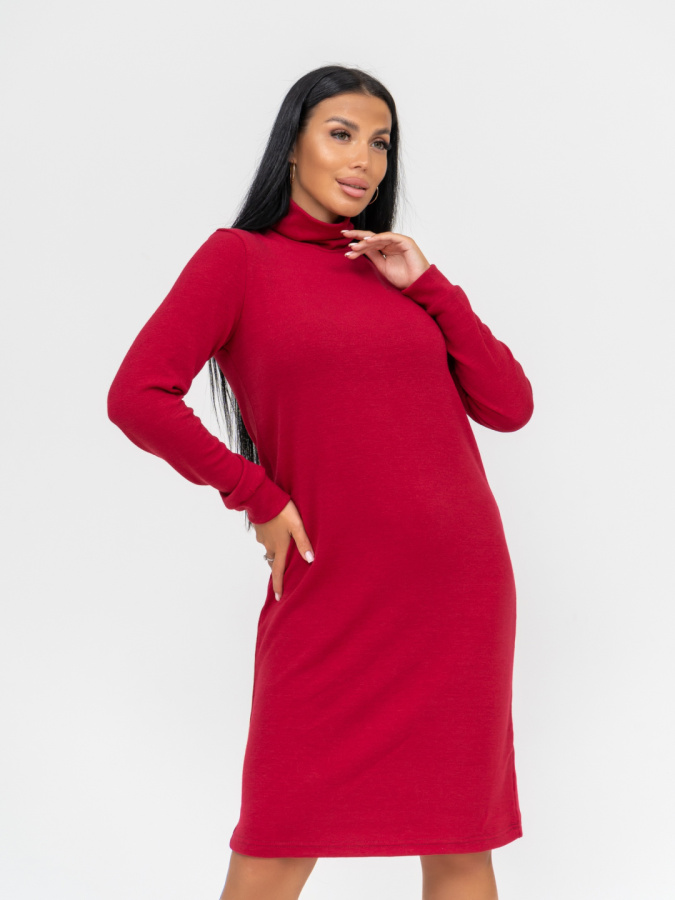 Мишель(бордо) платье