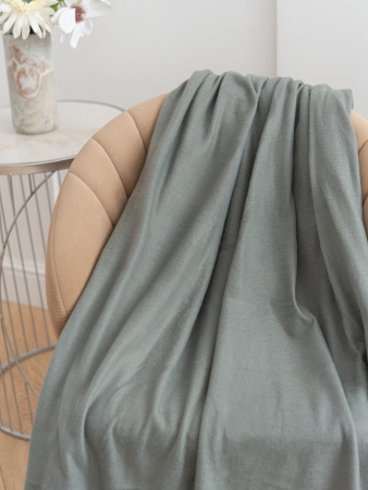 Туман(однотон) плед флис