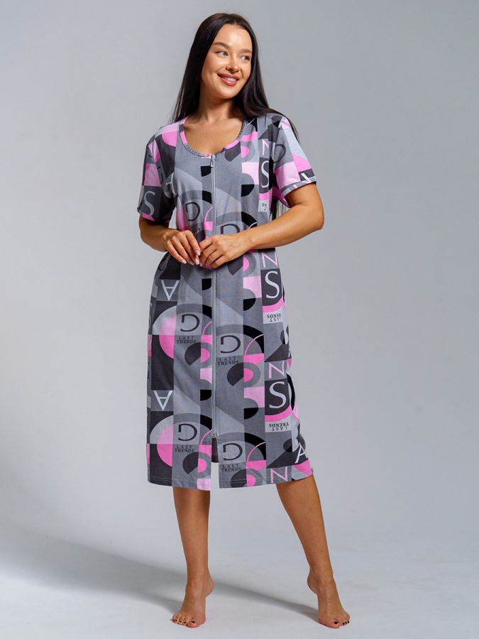 Грация(серый) халат