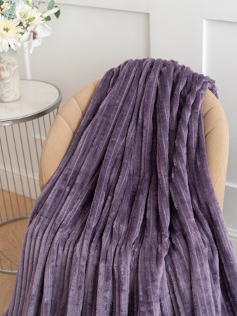 Вертикаль(чароит) плед велсофт