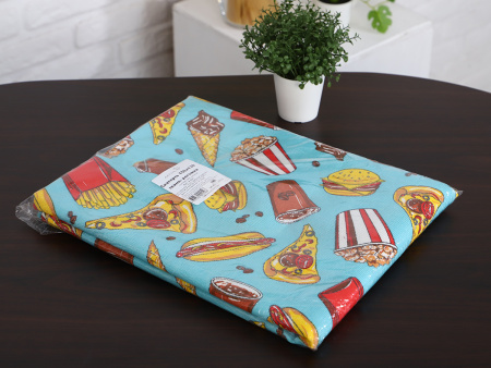 Скатерть рогожка "Вкусно"