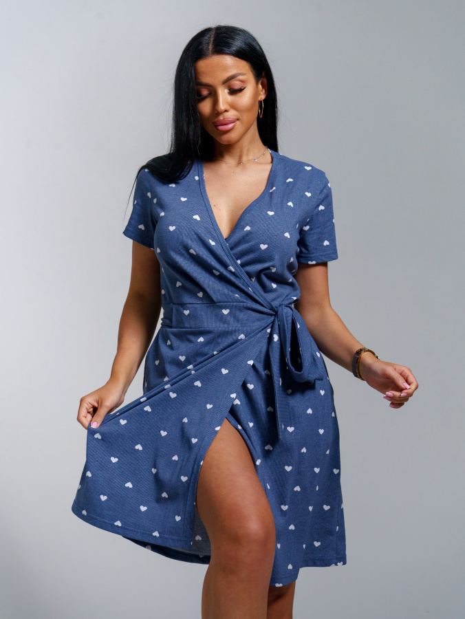 Рози(джинс) халат