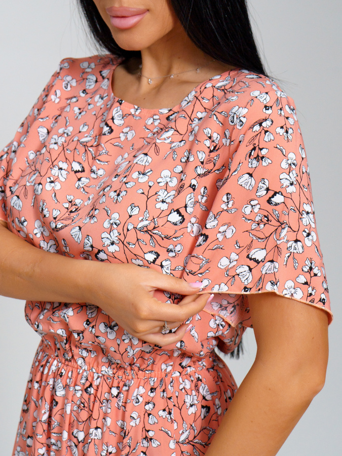 Кармен(коралл) платье