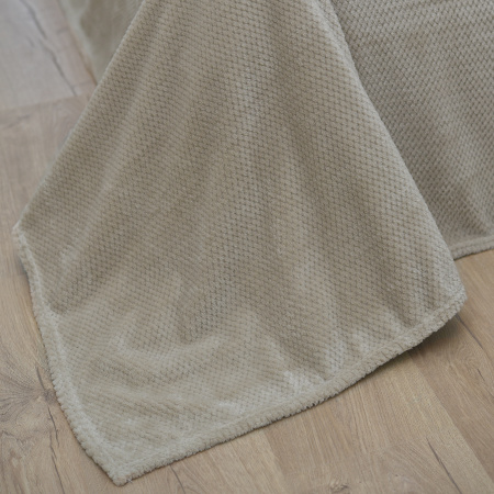 Волна(беж) плед велсофт