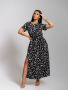 Ассоль(леопард черный) платье