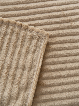 Вертикаль(амаретто) плед велсофт