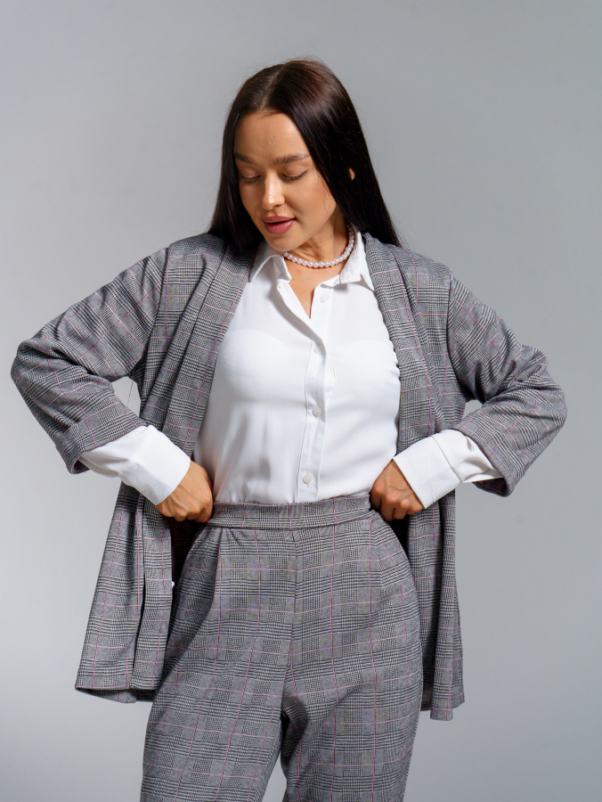 Стиль(розовый) брюки