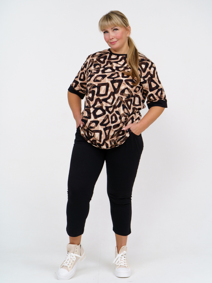 Монро(коричневый) костюм