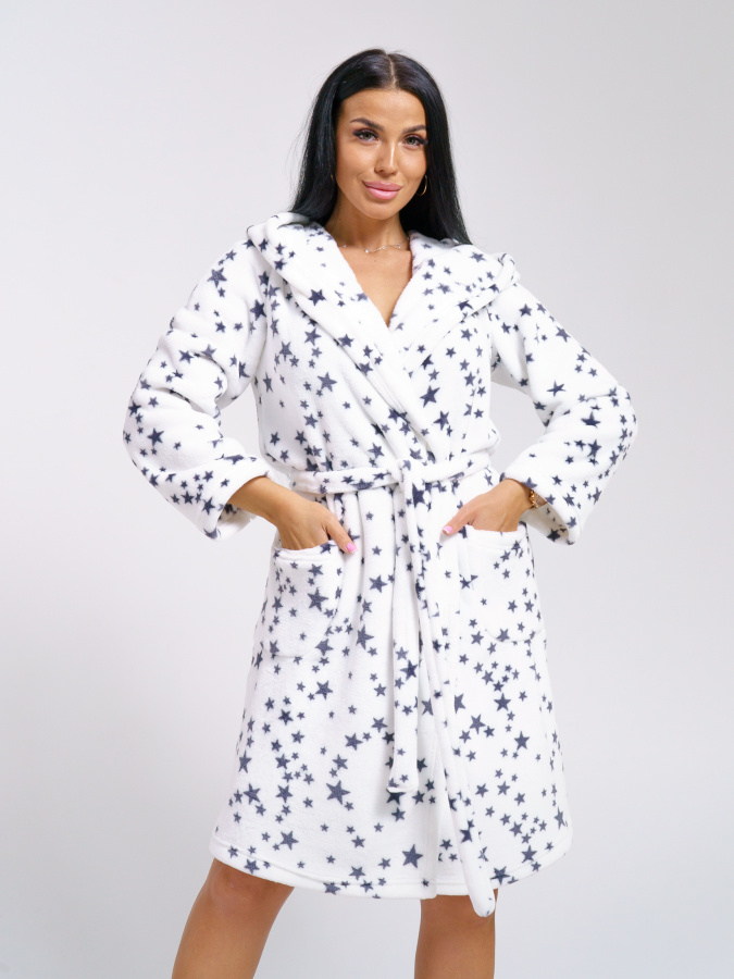 Звездопад(белый) халат