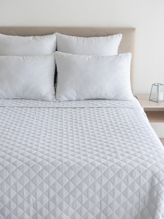 Одеяло-покрывало микрофибра(белая) у/степ (плотность150г/м2)