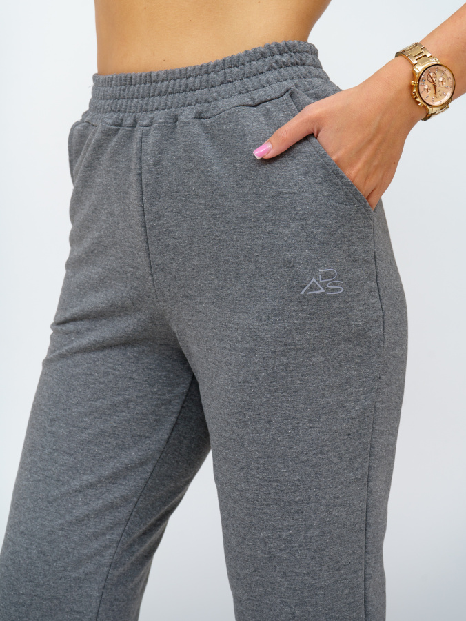 Акцент(темно-серый меланж) брюки