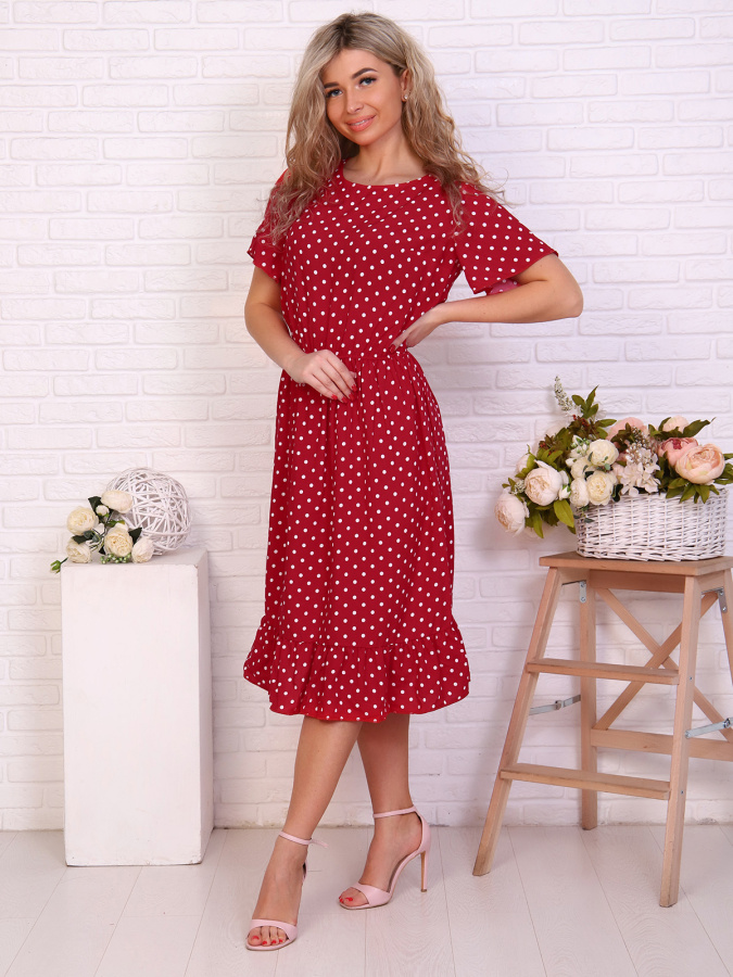 Кармен(горох) платье