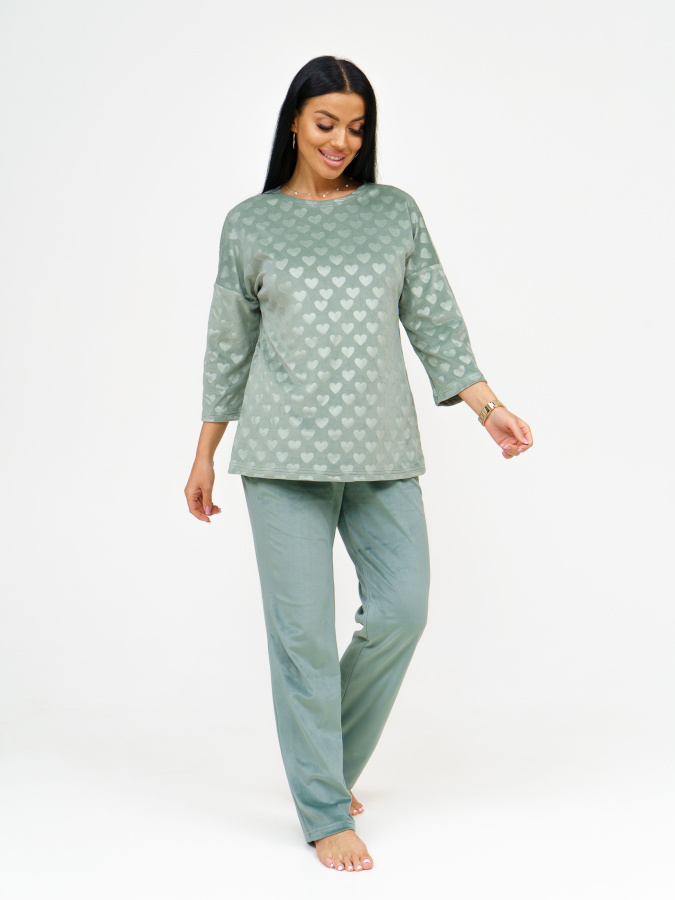 Комильфо(олива) костюм