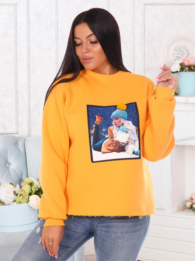 Сноу(абрикос) толстовка