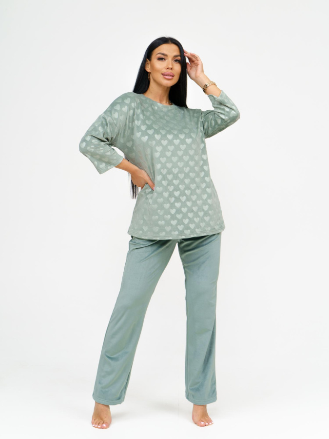 Комильфо(олива) костюм