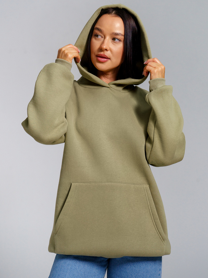 Перфект(олива) толстовка(худи)