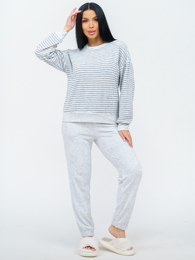 Вита(серый меланж) костюм