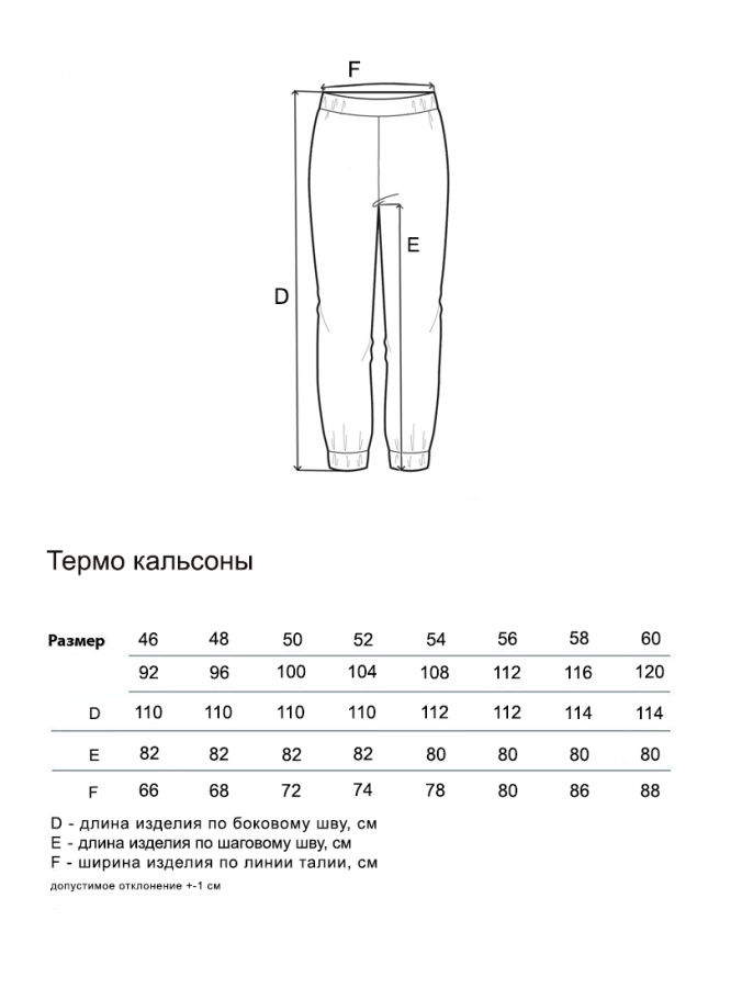 Кальсоны (чёрный) брюки