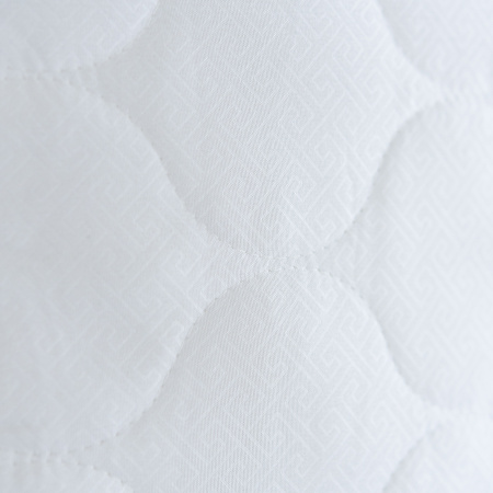 Подушка "Юнибив" бамбук+леб.пух на молнии стеганая м/ф(белая)