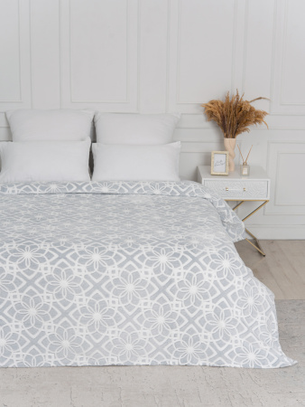 Лотос(серебро) плед велсофт