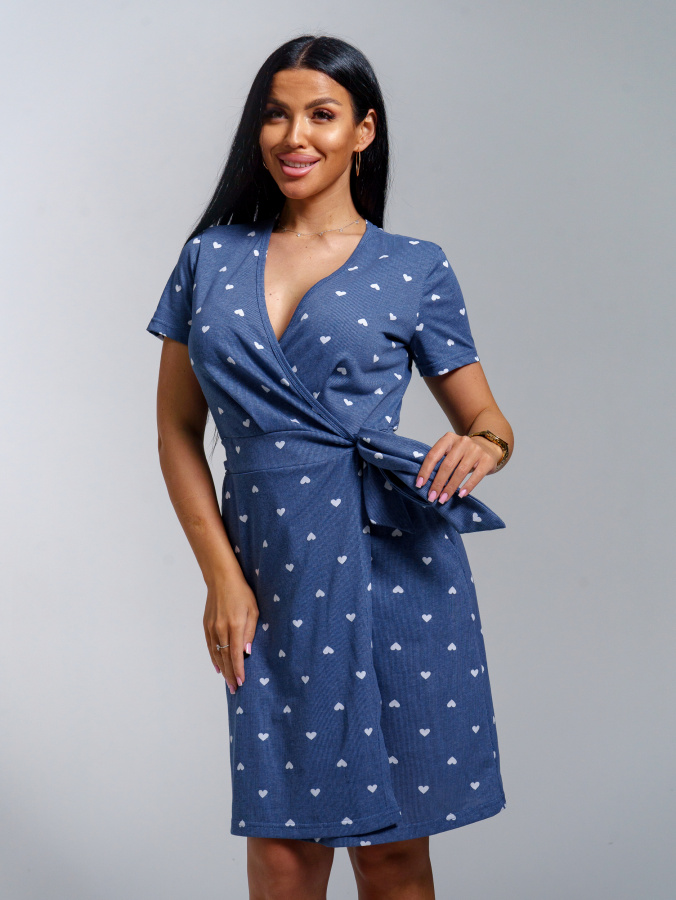 Рози(джинс) халат