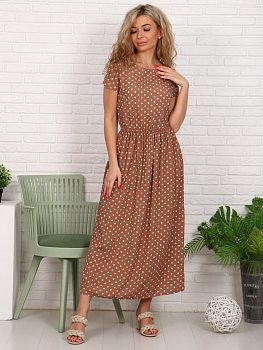 Ассоль(кофе) платье р.44, 100% вискоза