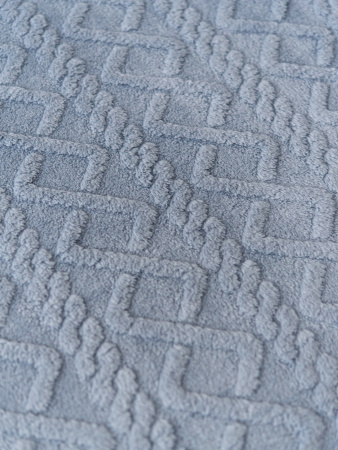 Ромбики(глициния) плед велсофт