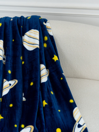 Звездное небо плед велсофт детский