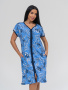 Ажур(голубой) халат
