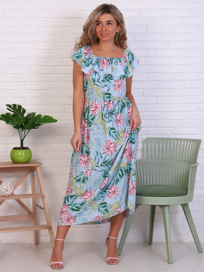 Мелодия(мята) платье