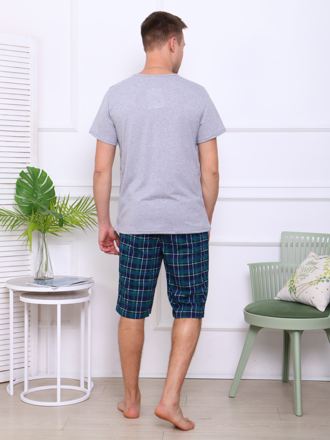 Карл-2 (зелёный) комплект (футболка+шорты)