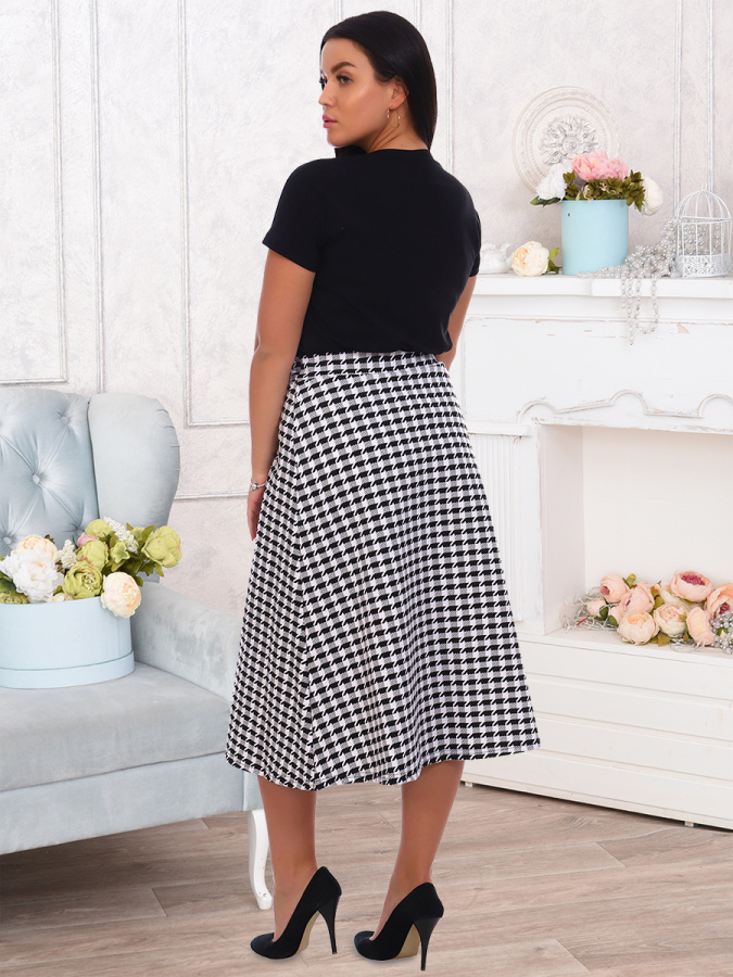 Гусиная лапка юбка