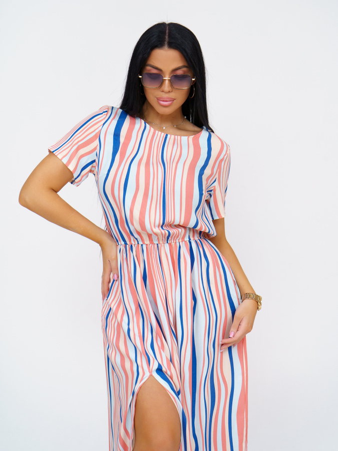 Ассоль(волна коралл) платье