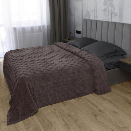 Домино(сухая роза) Плед велсофт