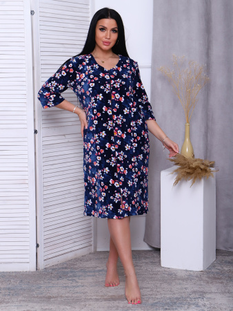 Азалия(индиго) халат