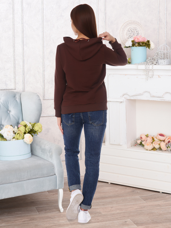 Жанна (шоколад) толстовка (джемпер)
