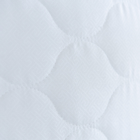 Подушка "Юнибив" бамбук+леб.пух на молнии стеганая м/ф(белая)