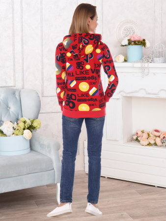 Сабрина (красная) толстовка Сабрина (красная) толстовка