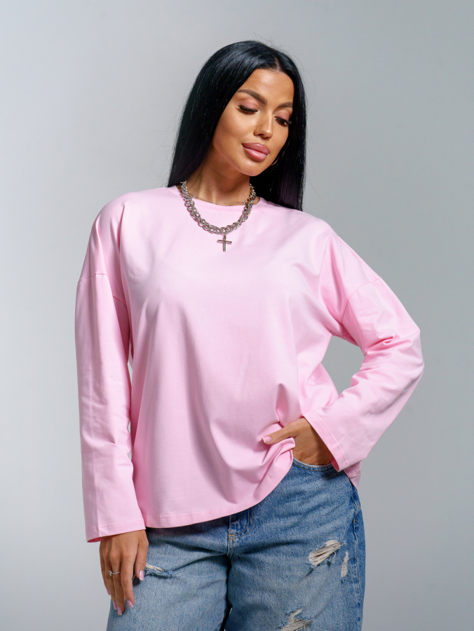 Лика(розовый) лонгслив