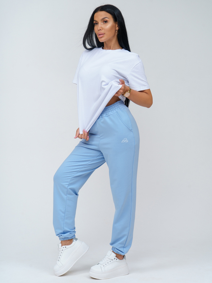 Акцент(голубой) брюки