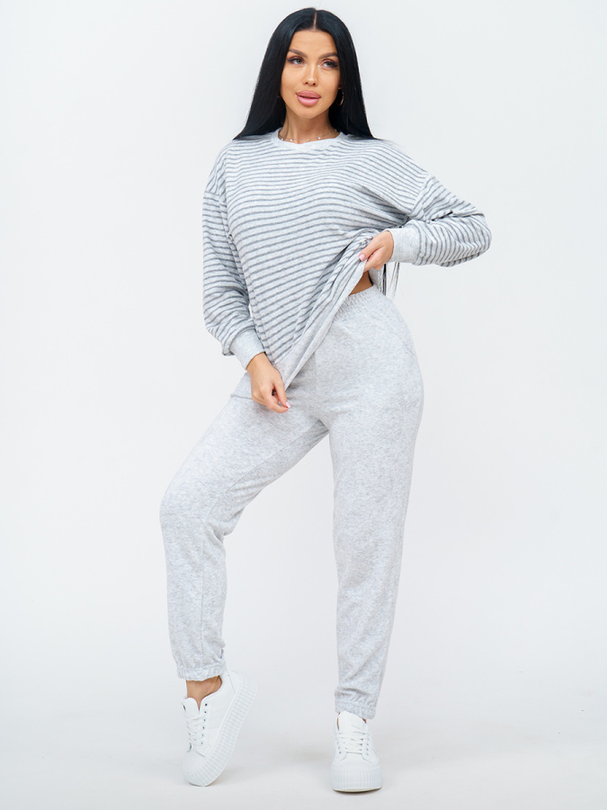 Вита(серый меланж) костюм