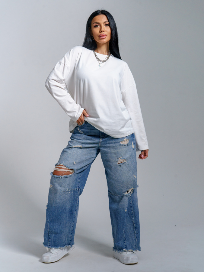 Лика(экрю) лонгслив