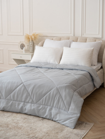 Одеяло "Лебяжий пух" всесезон. м/ф (серый)